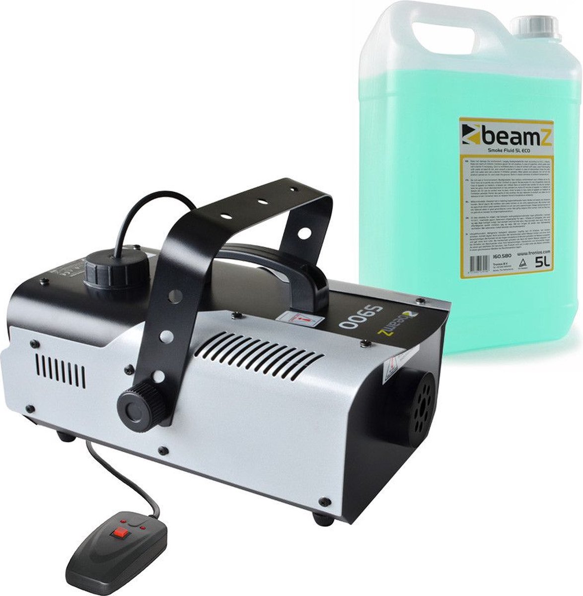 Rookmachine - BeamZ S900 rookmachine 900W incl. 5L rookvloeistof - BeamZ