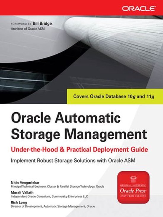Oracle Press - Oracle Automatic Storage Management: Under-th ... - cover