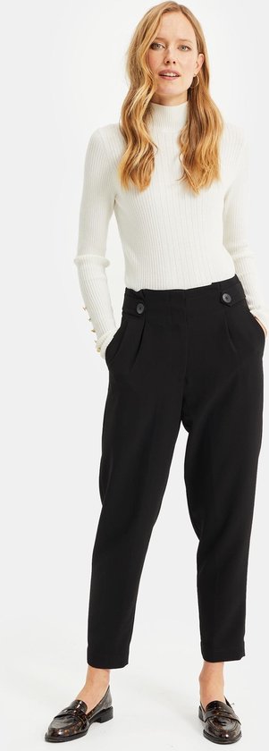 Omkleden Aanleg Sociaal WE Fashion Dames high waist pantalon | bol.com