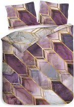 Heckett & Lane Demi - Dekbedovertrek - Tweepersoons - 200x200/220 cm - Quartz Purple