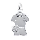 Blinx Jewels Zilveren Hanger Voetbal Outfit