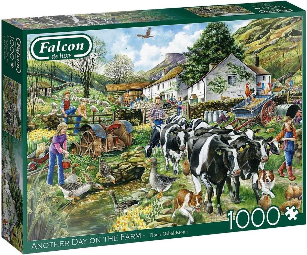 Falcon puzzel Another Day on the Farm - Legpuzzel - 1000 stukjes - Falcon
