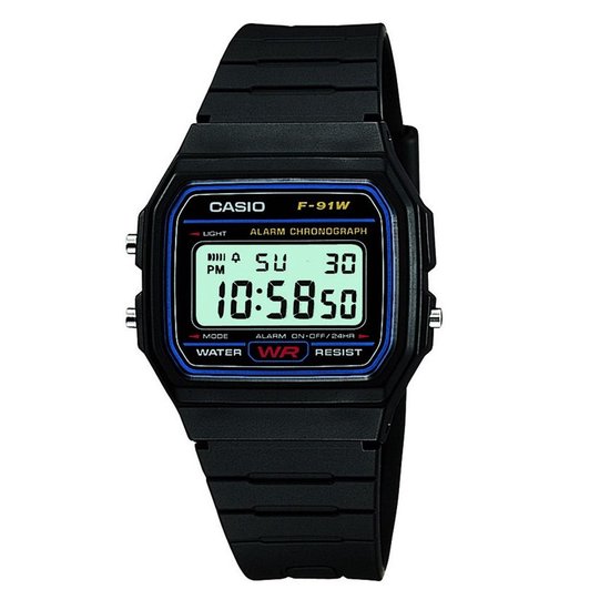 Casio Collection Men F-91W-1Yef Heren Horloge - 30 mm