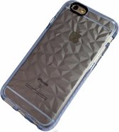 Apple iPhone 6 / 6S - Silicone transparante soft hoesje Emma blauw - Geschikt voor