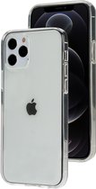 Mobiparts hoesje geschikt voor Apple iPhone 12 Pro Max - Zacht TPU - Schokabsorberend TPU - Grip Coating - Transparant