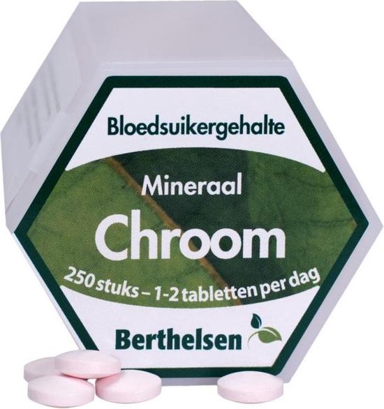Berthelsen Chroom -  62.5mcg - 250 tabletten - Berthelsen