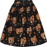 Collectif Jasmine Hocus Pocus 50's Swing Rok Zwart