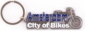 Sleutelhanger City Of Bikes Amsterdam Tin - Souvenir