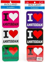 Coasters I Love Amsterdam - Souvenir
