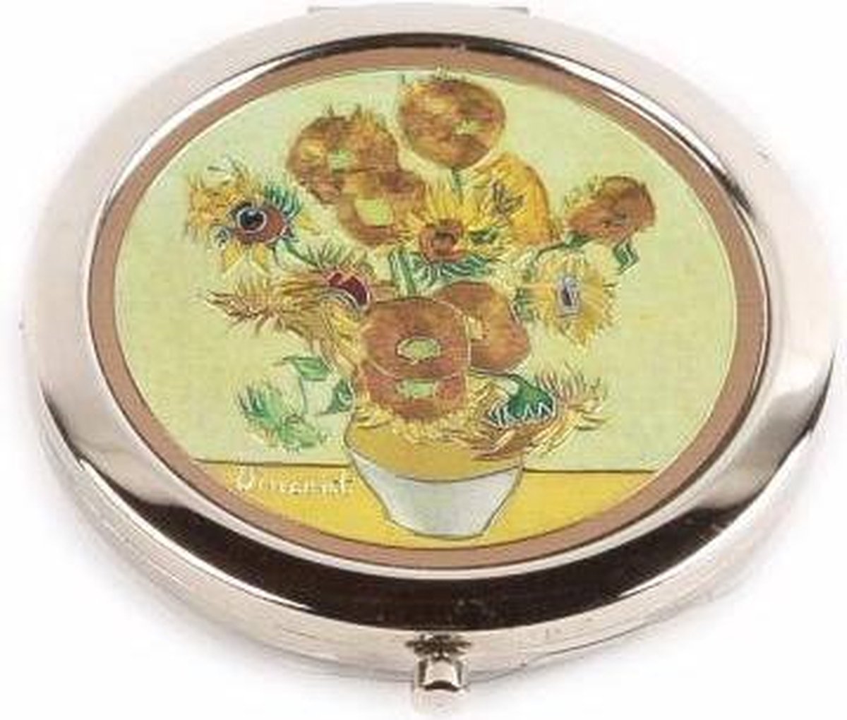 Goedkoopste Spiegeldoos Zonnebloemen Van Gogh Ets - Souvenir