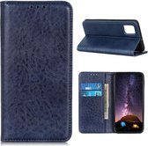 Samsung Galaxy S20 FE Crazy Horse Leather Wallet Case Blauw