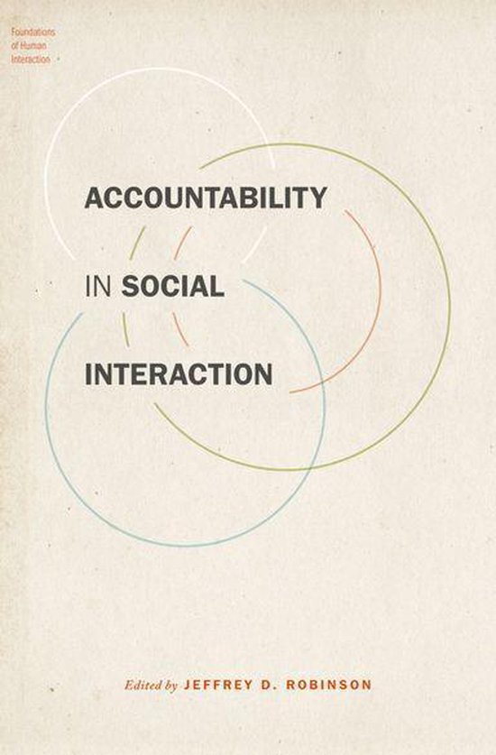 Foundations of Human Interaction - Accountability in Social  ... - cover
