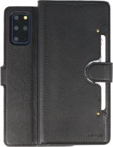 KAIYUE - Luxe Portemonnee Hoesje - Pasjeshouder Telefoonhoesje - Wallet Case - Geschikt voor Samsung Galaxy S20 Plus - Zwart