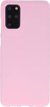 Hoesje Geschikt voor de Samsung Galaxy S20 Plus - Backcover Color Telefoonhoesje - Roze