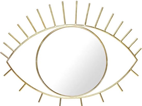 Doiy - Muurspiegel 'Cycloop' Groot, goud