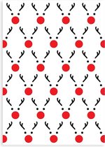 Carte de Noël Rudolf lot de 10 - Lacarta