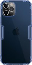 Nillkin - iPhone 12 / 12 Pro hoesje - Nature TPU Case - Back Cover - Donker Blauw