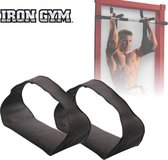 Iron Gym Ab Straps Fitness accessoire Nylon - Zwart