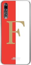 6F hoesje - geschikt voor Huawei P20 Pro -  Transparant TPU Case - Feyenoord - F #ffffff