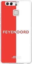 6F hoesje - geschikt voor Huawei P9 -  Transparant TPU Case - Feyenoord - met opdruk #ffffff