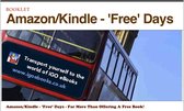 eBook Publishing - Amazon/Kindle - 'Free' Days - Far More Than Offering A Free Book!