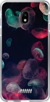 Samsung Galaxy J3 (2017) Hoesje Transparant TPU Case - Jellyfish Bloom #ffffff