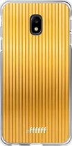 Samsung Galaxy J3 (2017) Hoesje Transparant TPU Case - Bold Gold #ffffff