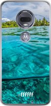 Motorola Moto G7 Hoesje Transparant TPU Case - Beautiful Maldives #ffffff