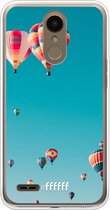 LG K10 (2018) Hoesje Transparant TPU Case - Air Balloons #ffffff