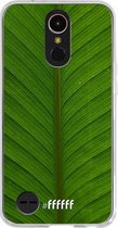 LG K10 (2017) Hoesje Transparant TPU Case - Unseen Green #ffffff
