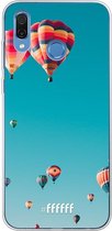 Honor Play Hoesje Transparant TPU Case - Air Balloons #ffffff