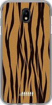Samsung Galaxy J7 (2017) Hoesje Transparant TPU Case - Tiger Print #ffffff