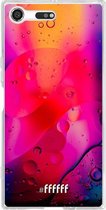 Sony Xperia XZ Premium Hoesje Transparant TPU Case - Colour Bokeh #ffffff