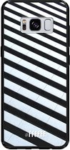 Samsung Galaxy S8 Hoesje TPU Case - Mono Tiles #ffffff