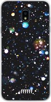 Samsung Galaxy J7 (2018) Hoesje Transparant TPU Case - Galactic Bokeh #ffffff