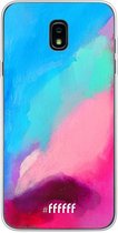 Samsung Galaxy J7 (2018) Hoesje Transparant TPU Case - Abstract Hues #ffffff