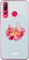 Huawei P30 Lite Hoesje Transparant TPU Case - Rouge Floweret #ffffff