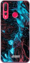 Huawei P30 Lite Hoesje Transparant TPU Case - River Fluid #ffffff