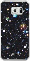 Samsung Galaxy S6 Edge Hoesje Transparant TPU Case - Galactic Bokeh #ffffff