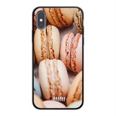 iPhone X Hoesje TPU Case - Macacron #ffffff