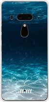 HTC U12+ Hoesje Transparant TPU Case - Lets go Diving #ffffff