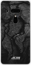 HTC U12+ Hoesje Transparant TPU Case - Dark Rock Formation #ffffff