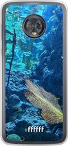 Motorola Moto G6 Hoesje Transparant TPU Case - Coral Reef #ffffff