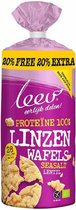 Leev Proteine linzenwafels 20% gratis 120 gram