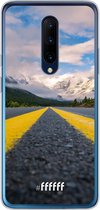 OnePlus 7 Pro Hoesje Transparant TPU Case - Road Ahead #ffffff