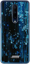 OnePlus 7 Pro Hoesje Transparant TPU Case - Bubbling Blues #ffffff
