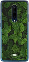 OnePlus 7 Pro Hoesje Transparant TPU Case - Jungle Greens #ffffff