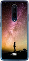 OnePlus 7 Pro Hoesje Transparant TPU Case - Watching the Stars #ffffff