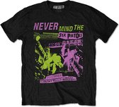 Sex Pistols - Japanese Poster Heren T-shirt - S - Zwart