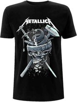 Metallica Heren Tshirt -2XL- History White Logo Zwart